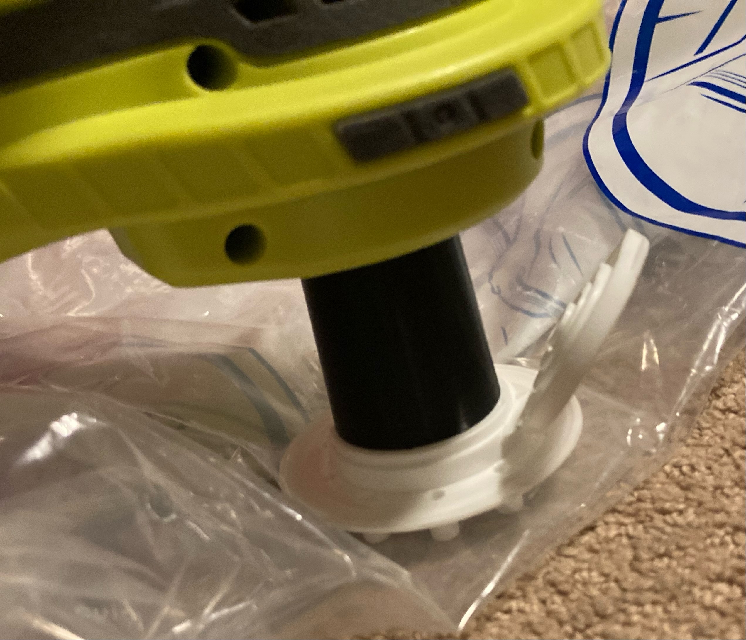 Ryobi P738 Vacuum Storage Bag Adapter