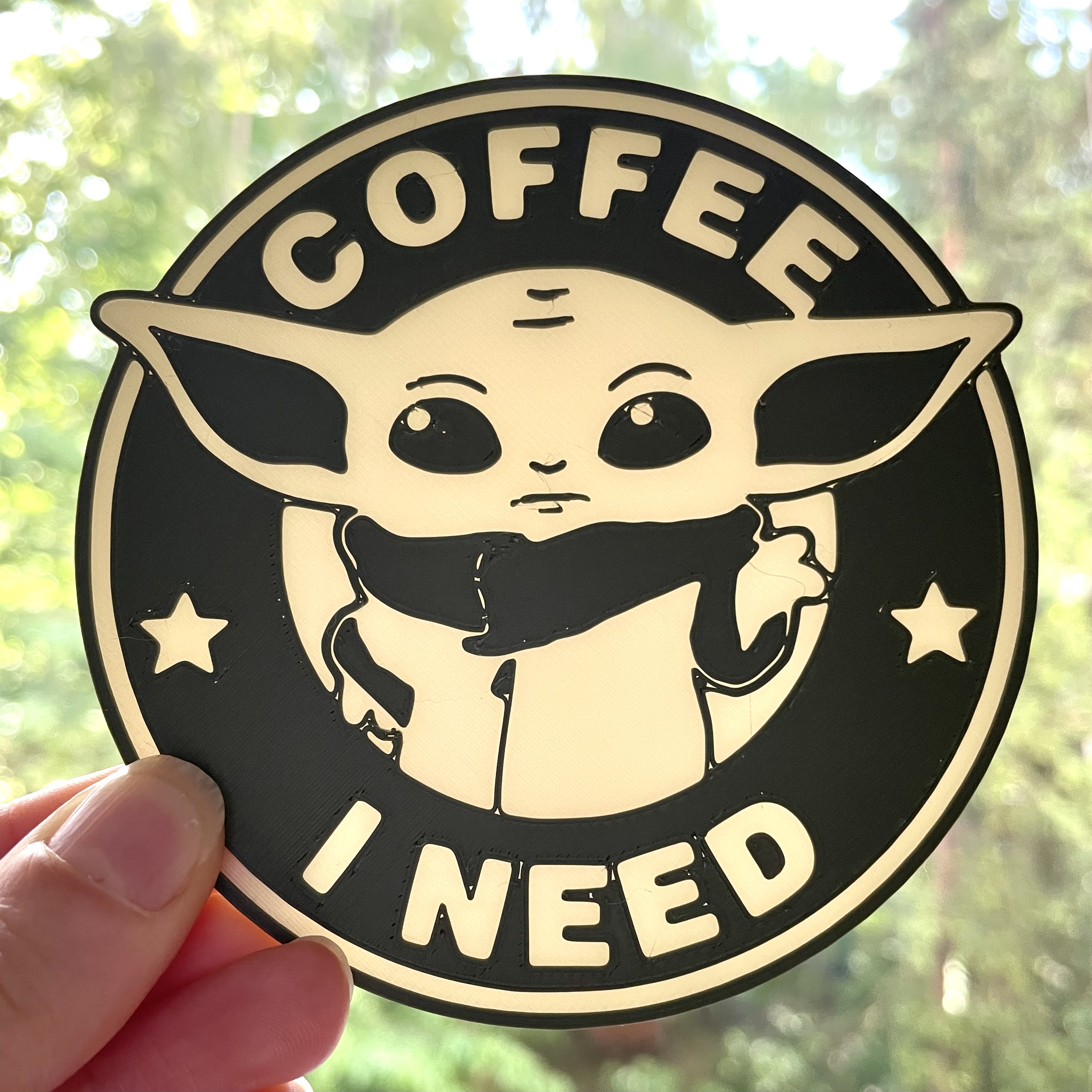Little Yoda Coffee Mug Coaster
