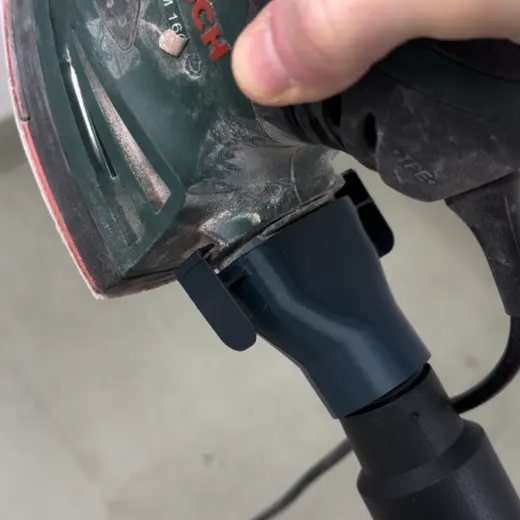 Vacuum adapter for the BOSCH PSM 160A Sander
