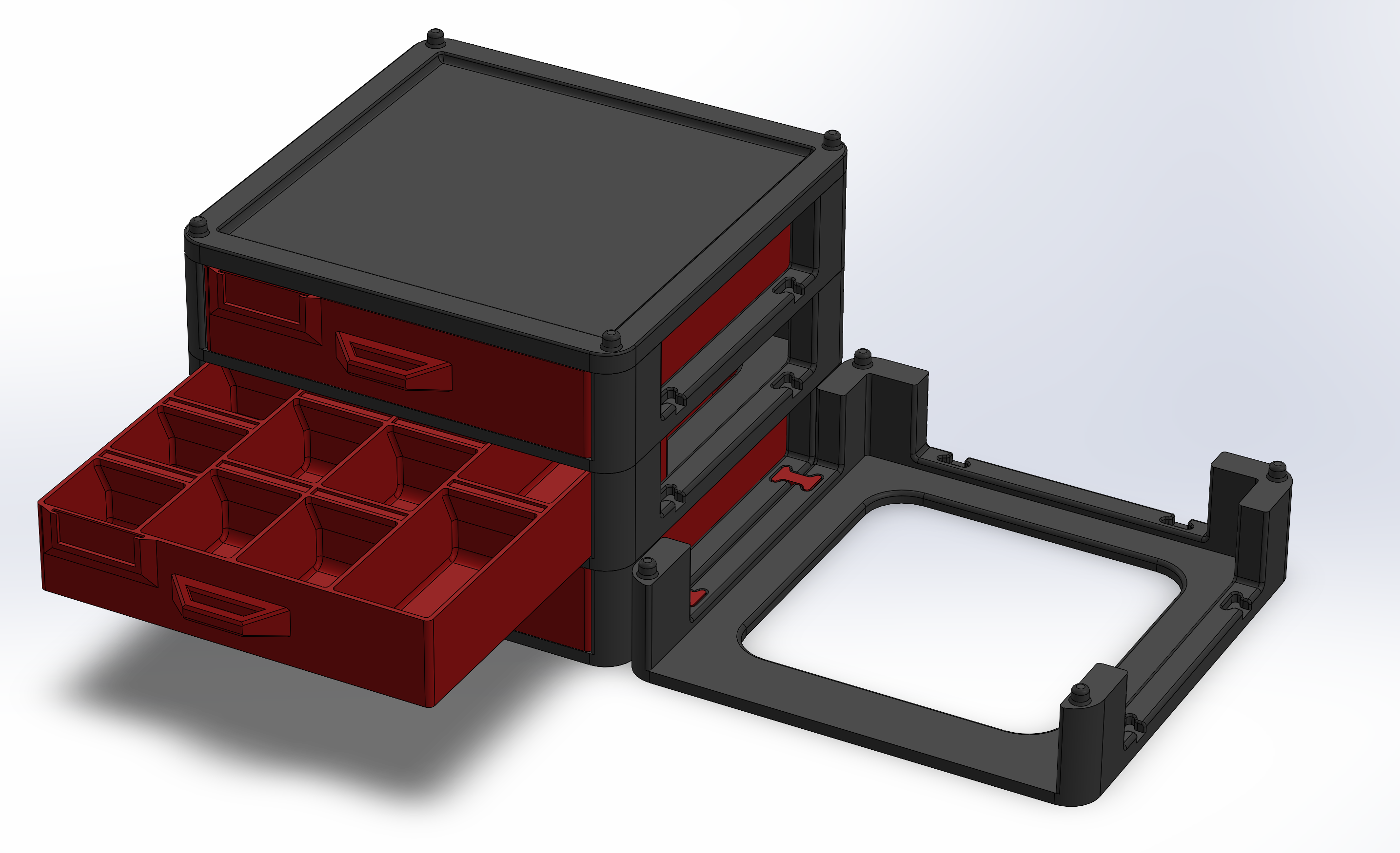 Stackable drawer/organizer for screws/tools/parts - photo 2