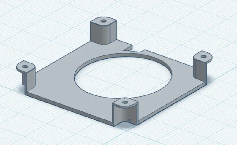 ender part cooling fan cover plate