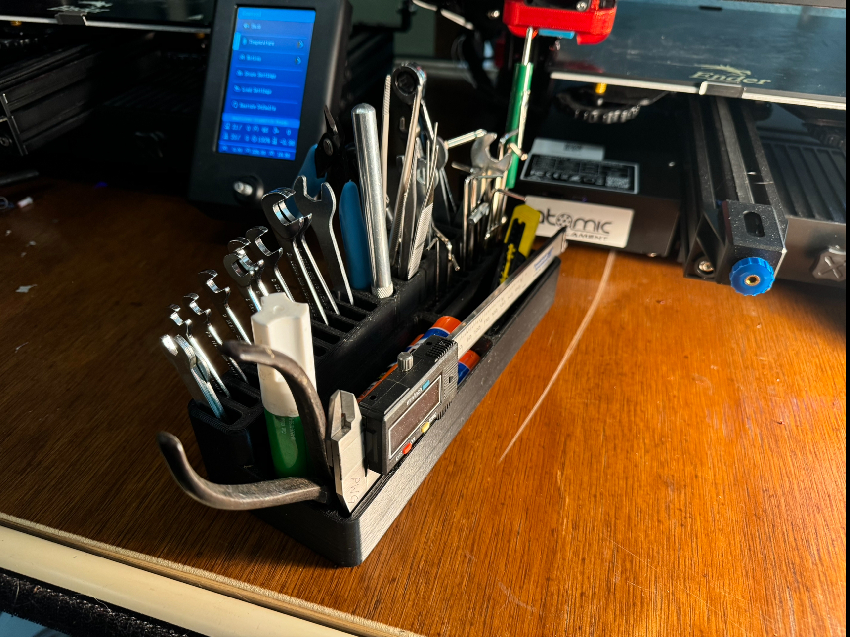micro wrench 3d print tool station holder thing - photo 3