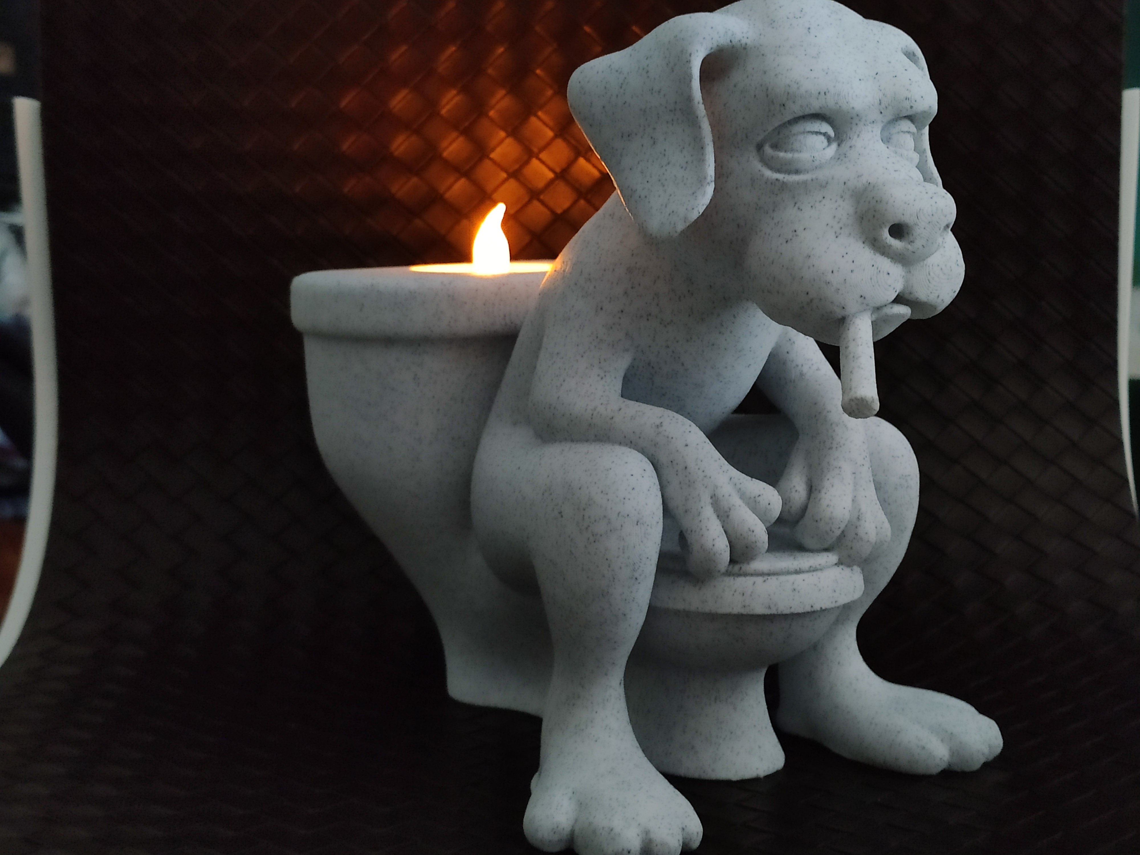 Hangover Buddy - Bathroom decor / LED tealight Holder