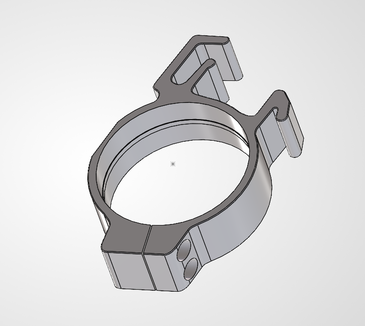Yamaha YZ80 YZ85 front fork guard clamp
