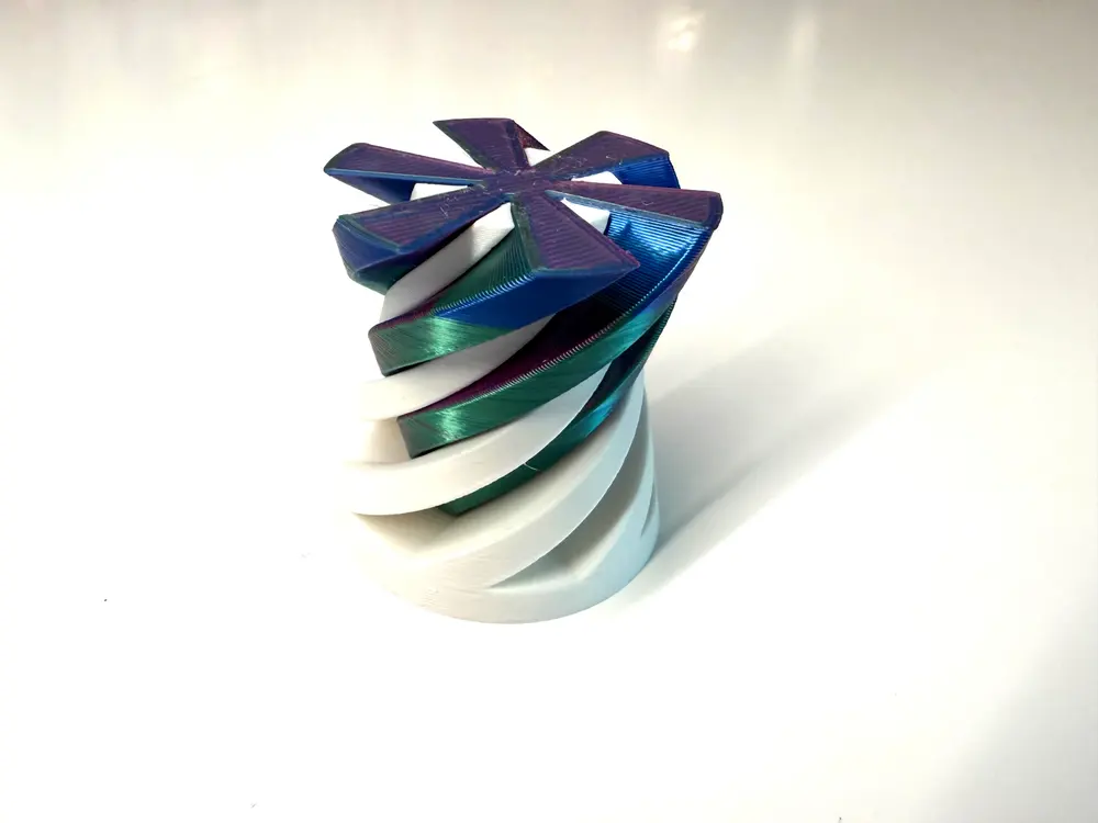 Interlocking Spiral Fidget Toy Collection - Square, Cone, Hourglass, Ball - photo 4