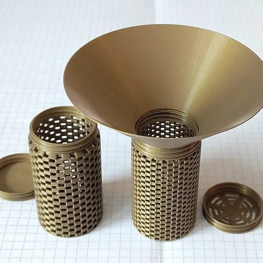 customizable silica gel container (vase mode) with funnel