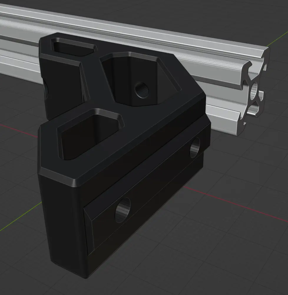 Open VSlot 2020 Corner Bracket - Two sizes - photo 2