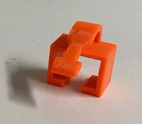 Ethernet RJ45 repair with snap lock for sideways print - photo 2