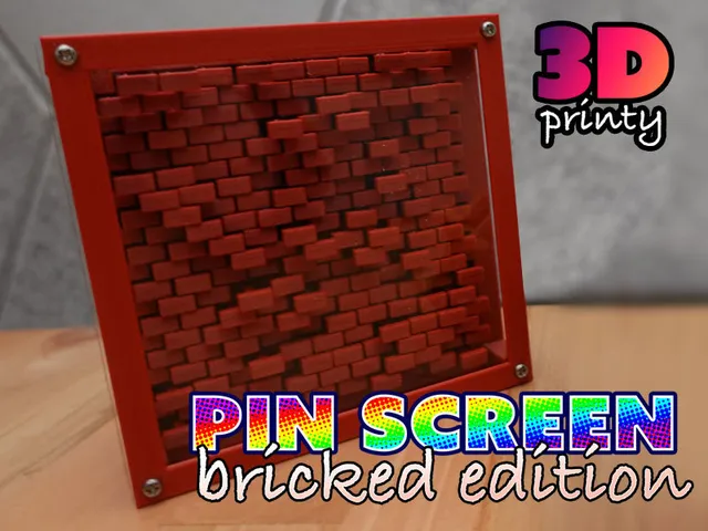 Pin Screen Toy - Bricked Edition