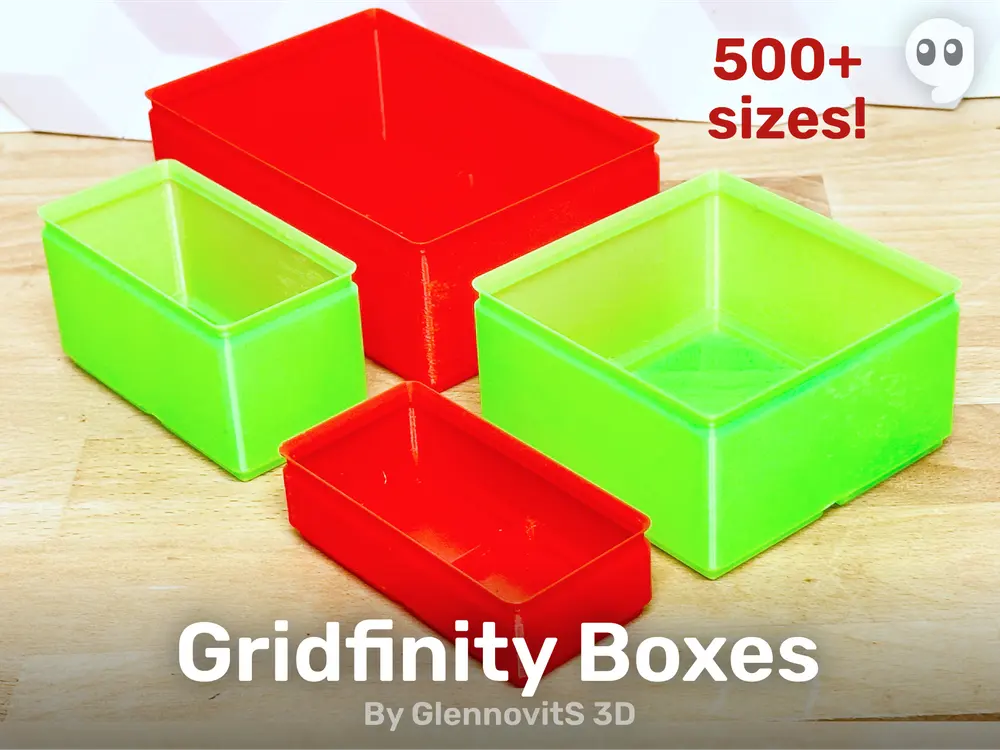 Gridfinity Box (Quick print, lite version, less filament!)