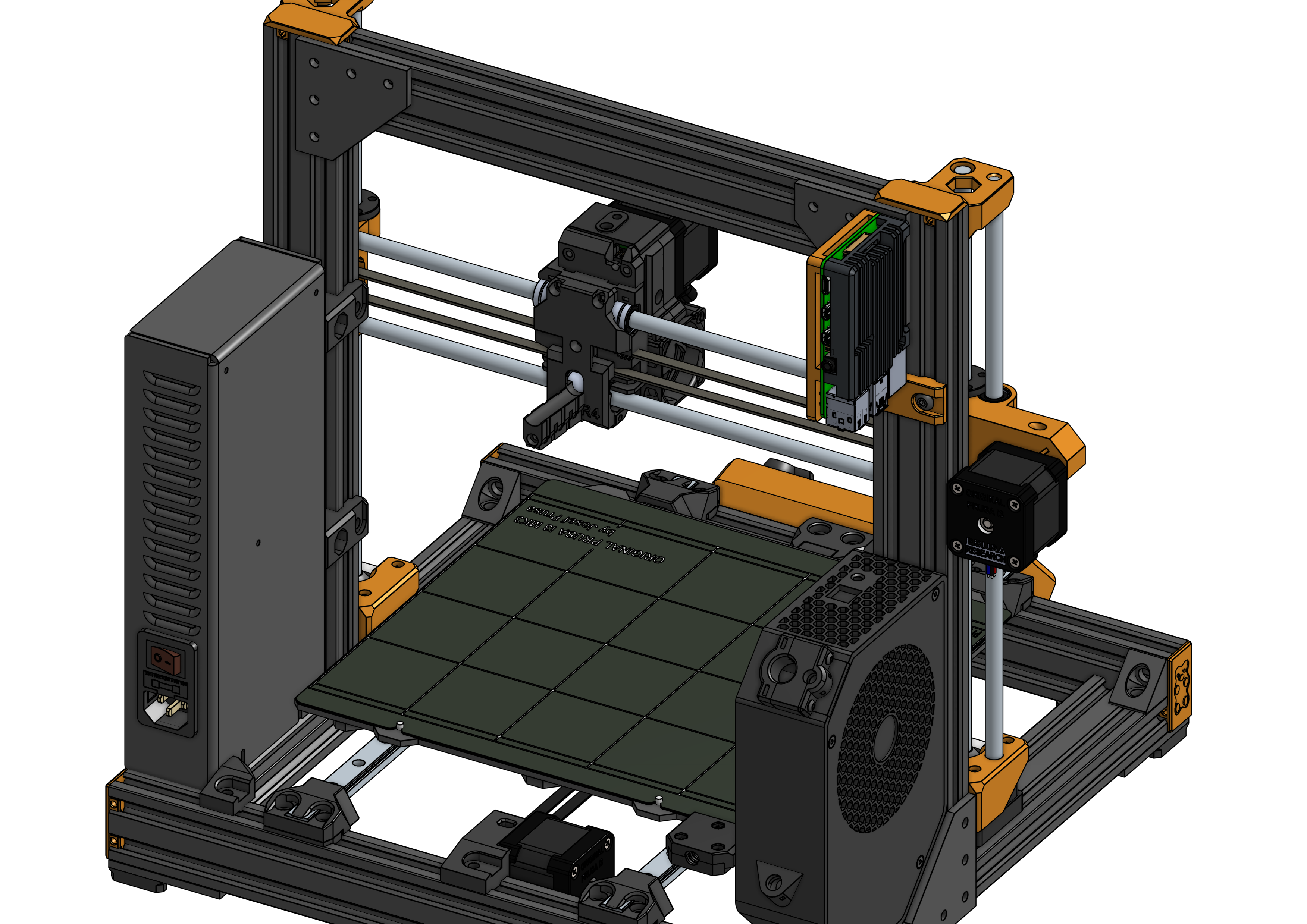 Armor Case Raspberry Pi Mount for Prusa Bear - photo 3
