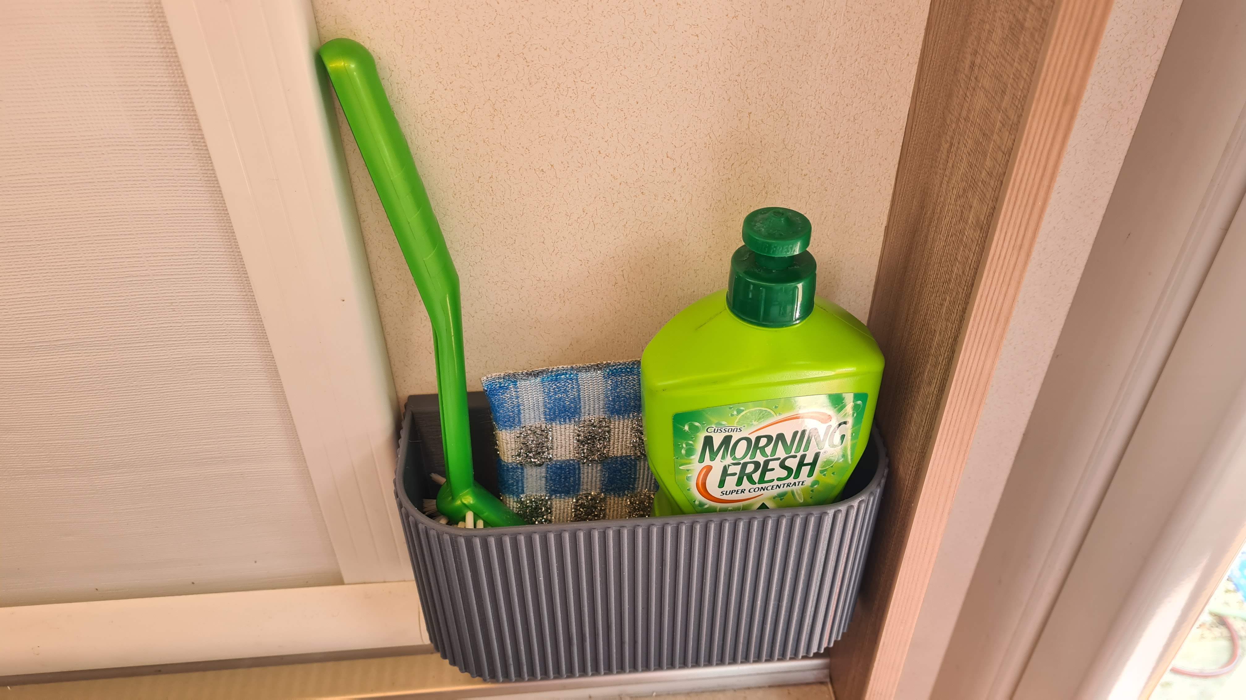Kitchen Soap & Brush Wall Container