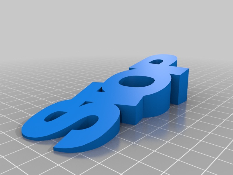 "Stop" text door stop