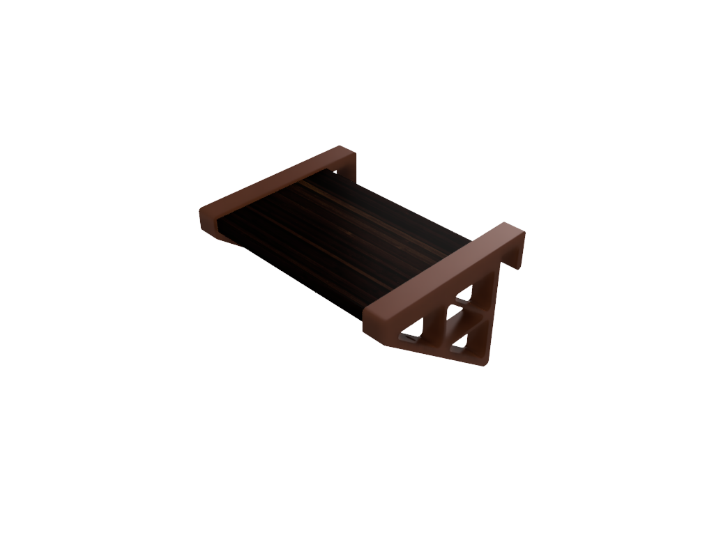 Závěsná polička k posteli (hanging shelf for bed)