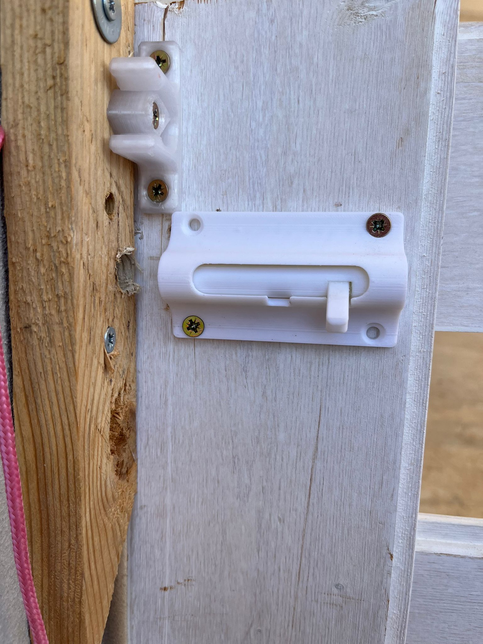 sliding look door