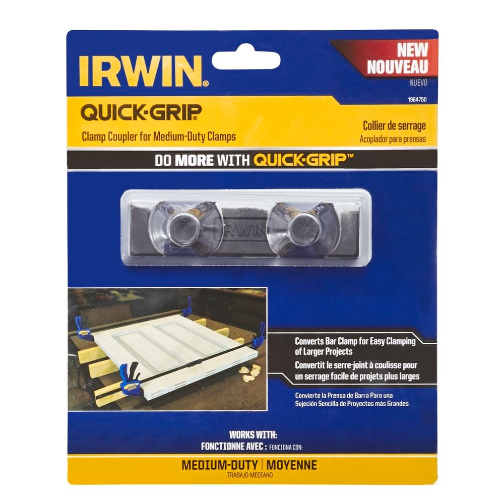 Irwin Quick-Grip Medium-Duty Clamp Coupler Extender