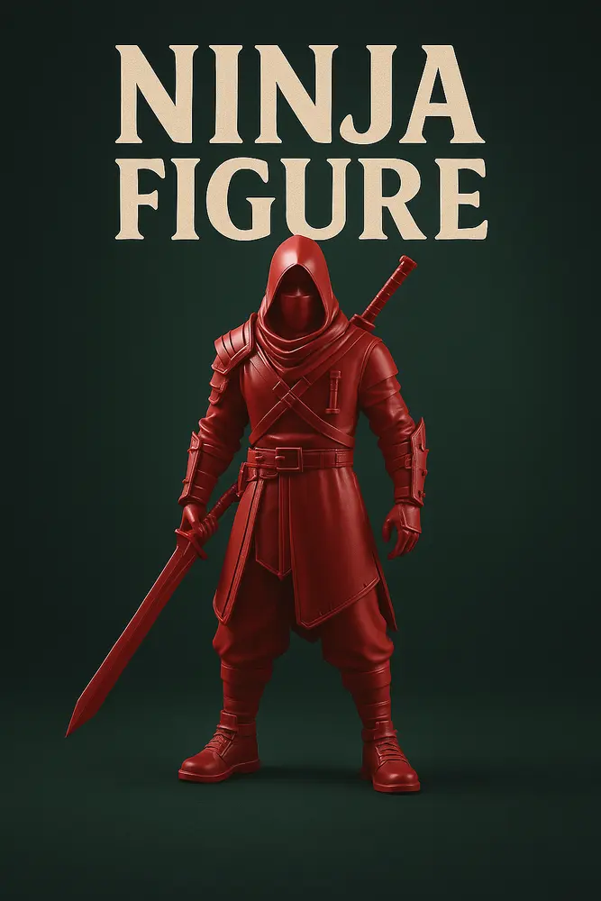 Stylized Ninja Figurine