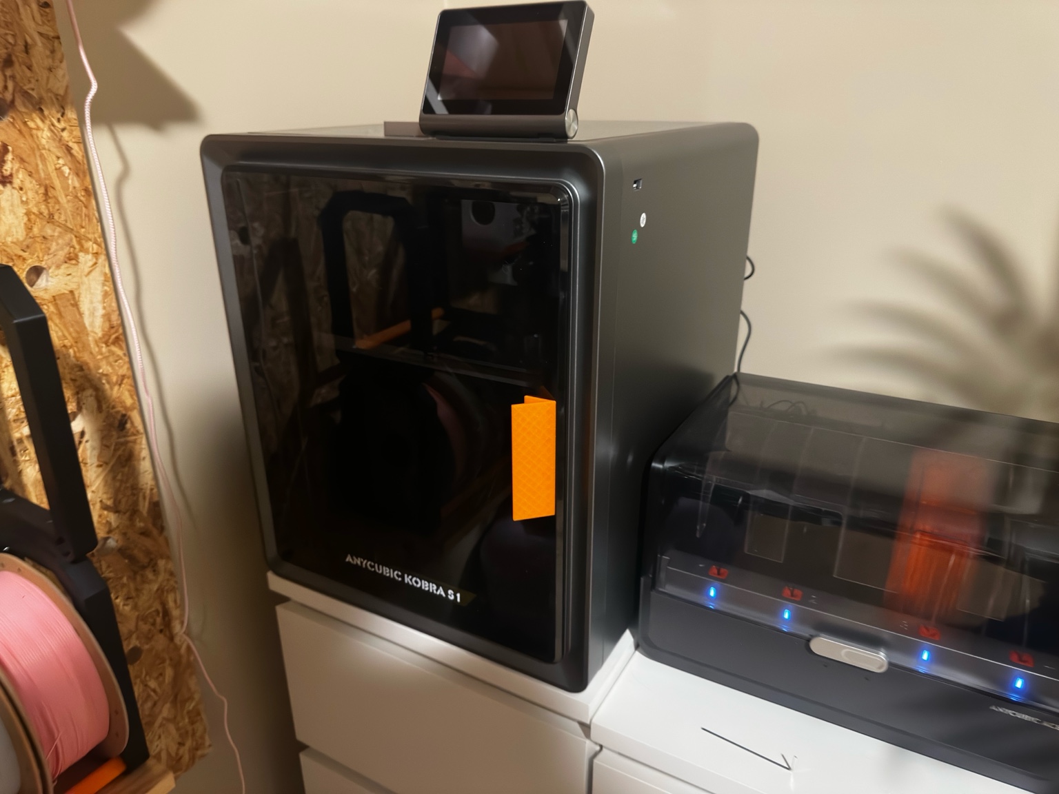 Ergonomic Door Handle for Anycubic Kobra S1 (Prusa-style Design)