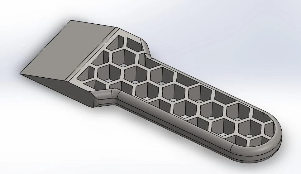 3D Printer Bed Scraper – Lightweight, Strong & Easy Print Removal Tool