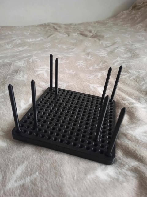 Crocheting Board with Grid Template – 3D Printed Crocheting Tool - photo 3