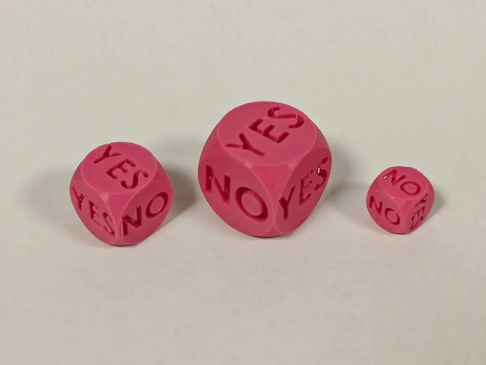 Spherical YES/NO Dice | Truncated Orb Set - photo 2