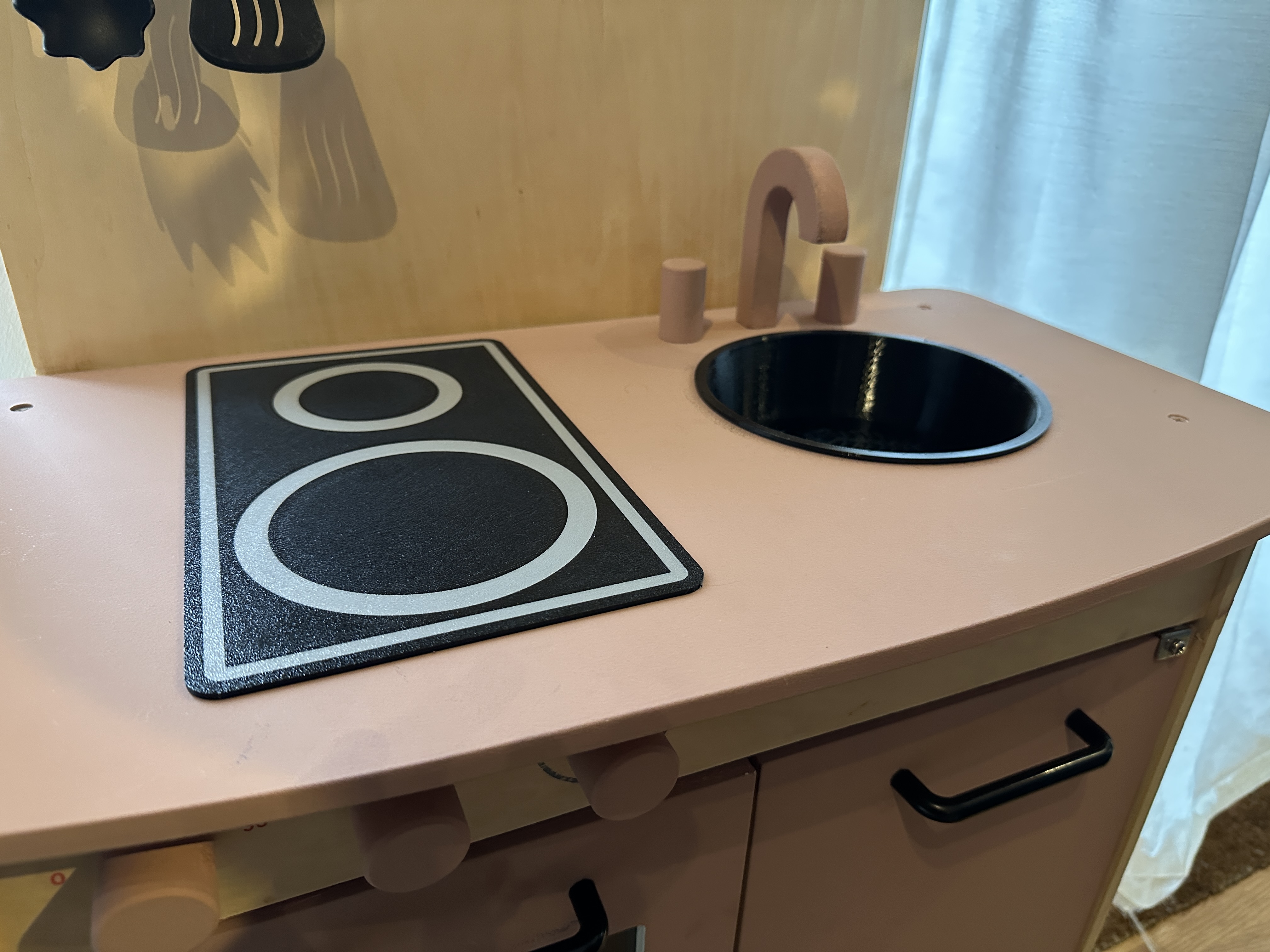 Mini Induction Cooktop for Kids’ Play Kitchen (Two-Color Print) - photo 3