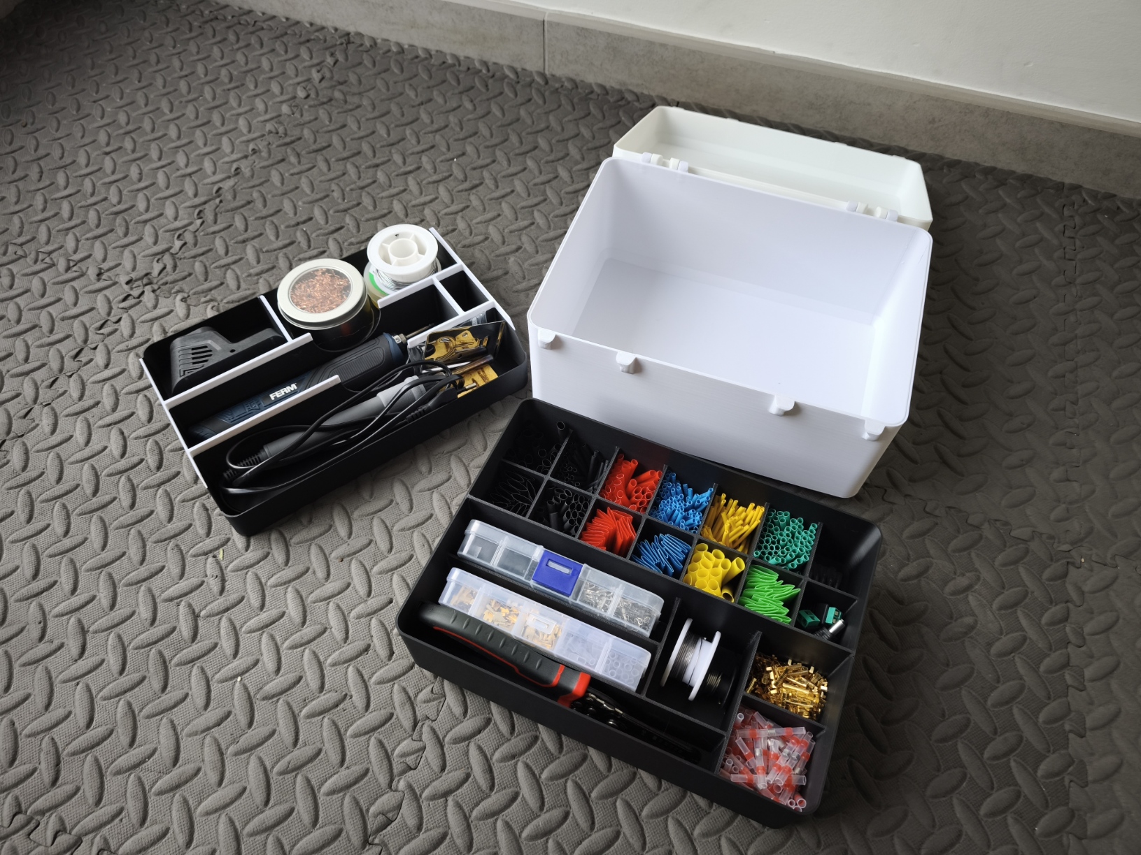 Soldering Station Tool Box - Tool & Accessories Rugged Organizer Box - photo 2