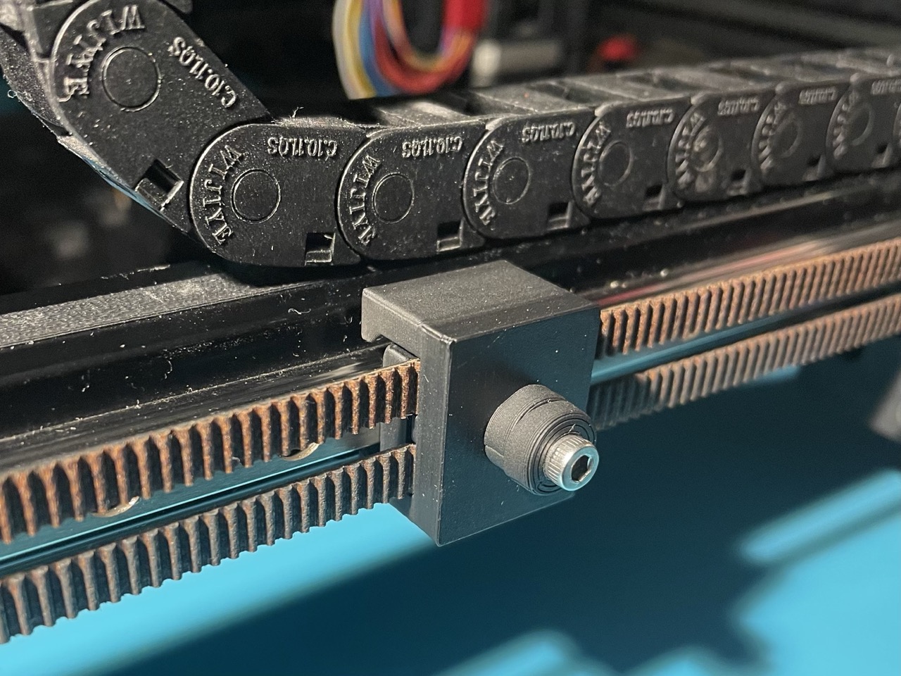 Clamp for Voron x-carriage belts (toolhead installation or replacement)