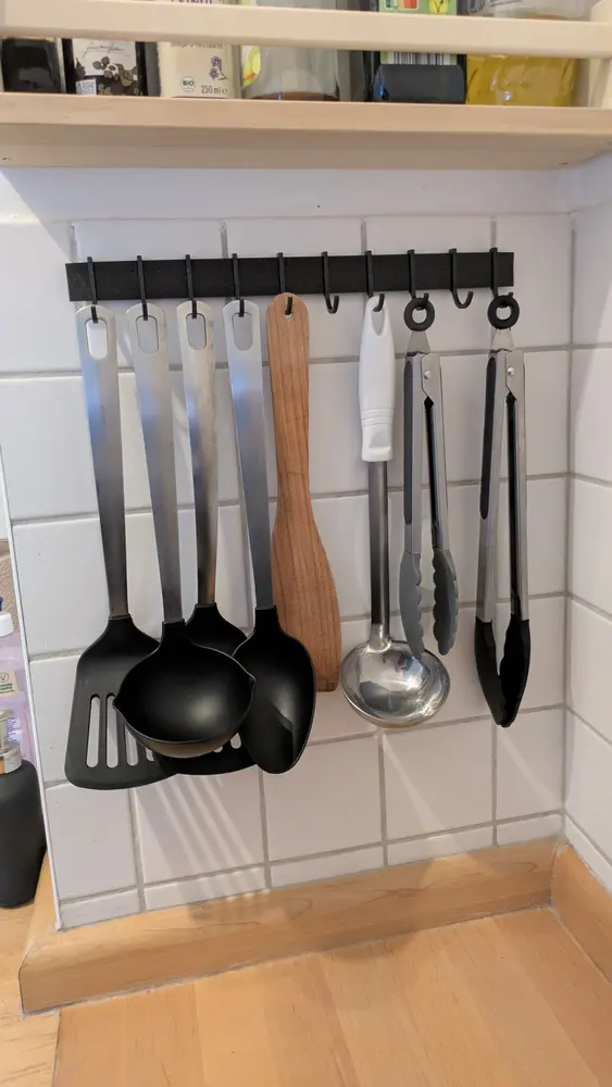 Kitchen Spoon Holder Hook Rack
