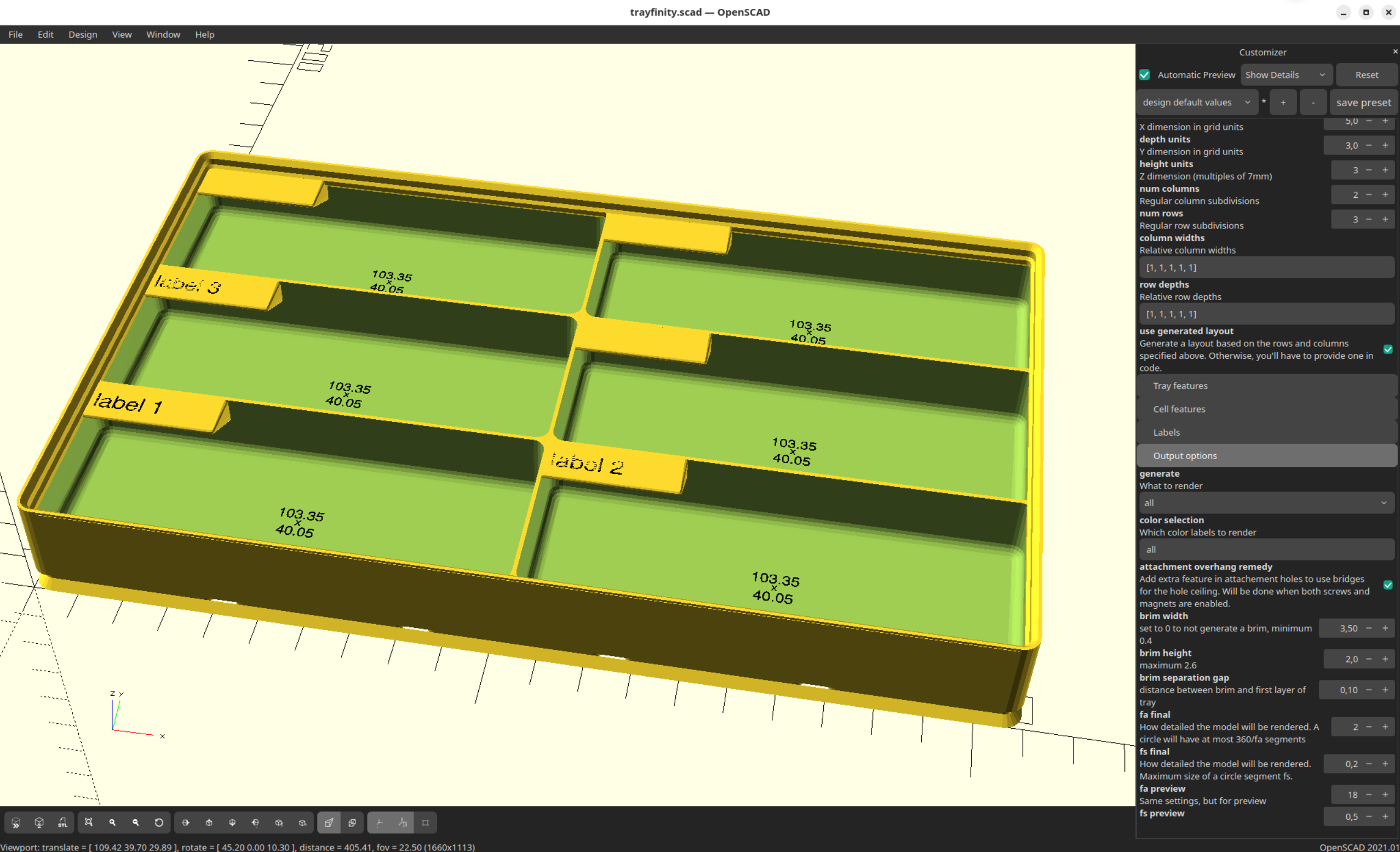 Trayfinity: parametric gridfinity storage trays - photo 2