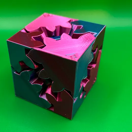 Gear Cube Fidget (No Screws) - photo 3