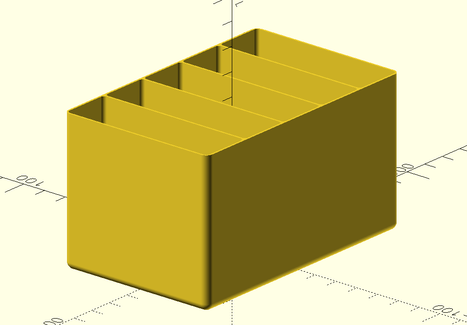 Parametric Kitchen Packet Organizer
