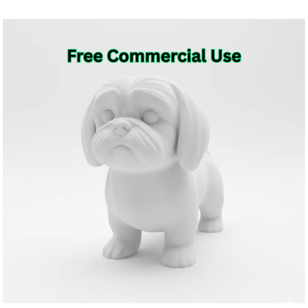 Shih Tzu Dog Figurine