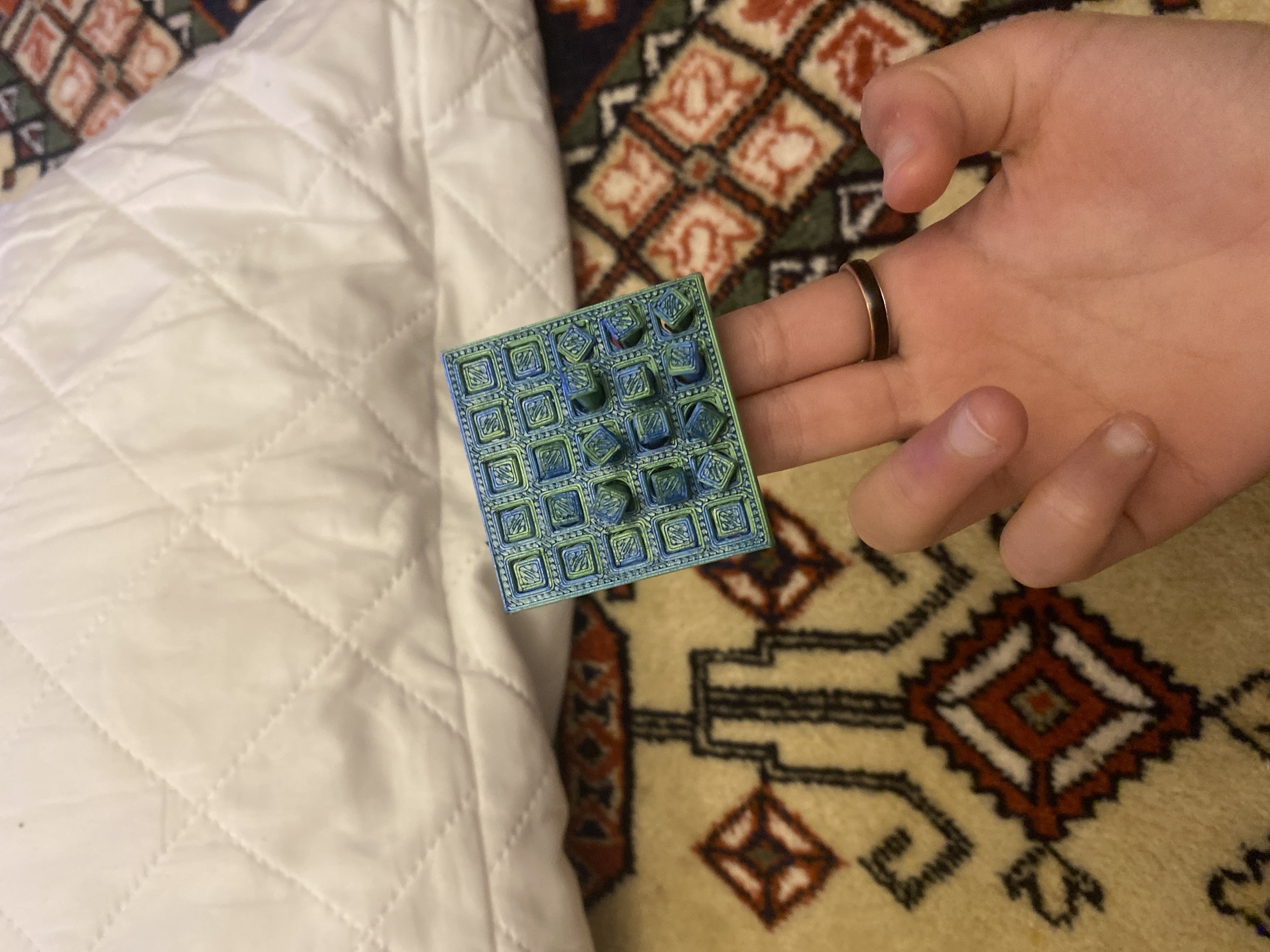 5x5 Stud funny fidget toy - photo 3