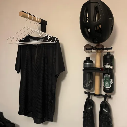 Minimalist Bicycle Gear Rack - photo 2