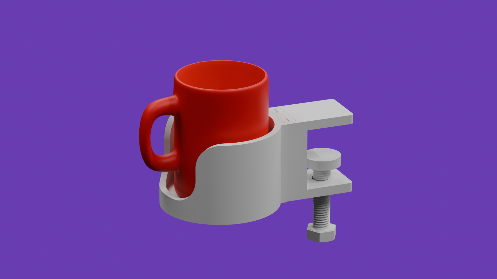 Cup / Mug Holder - for Desk Clamp Modular Holder - photo 2