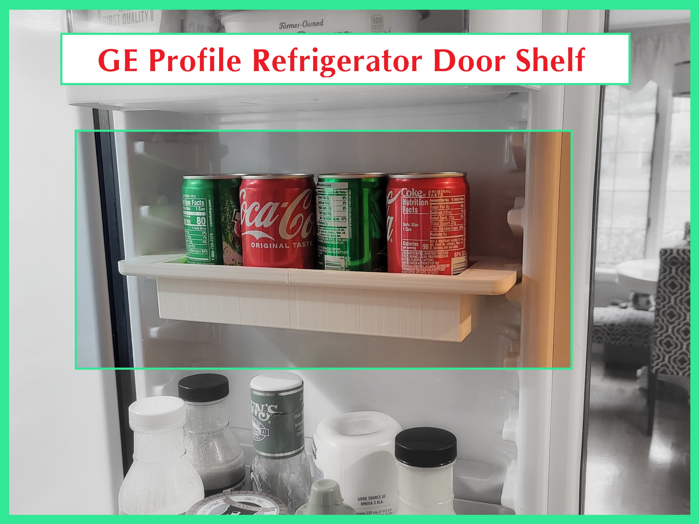 GE Profile Refrigerator Door Shelf