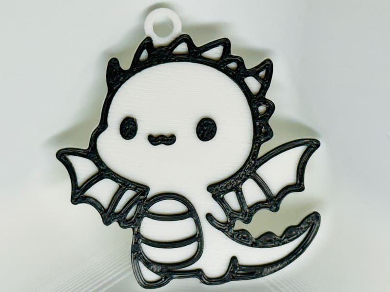 Cute Dragon Keychain