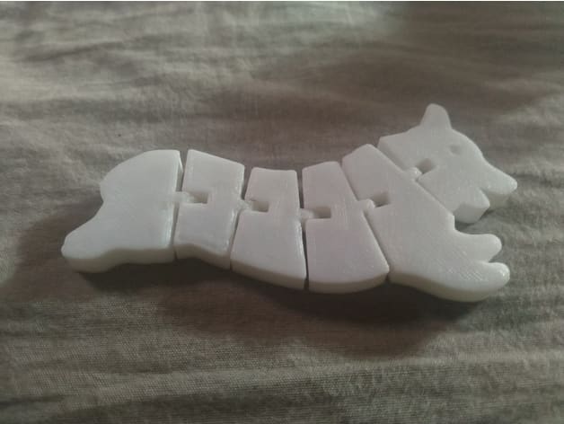 Flexi corgi dog decoration