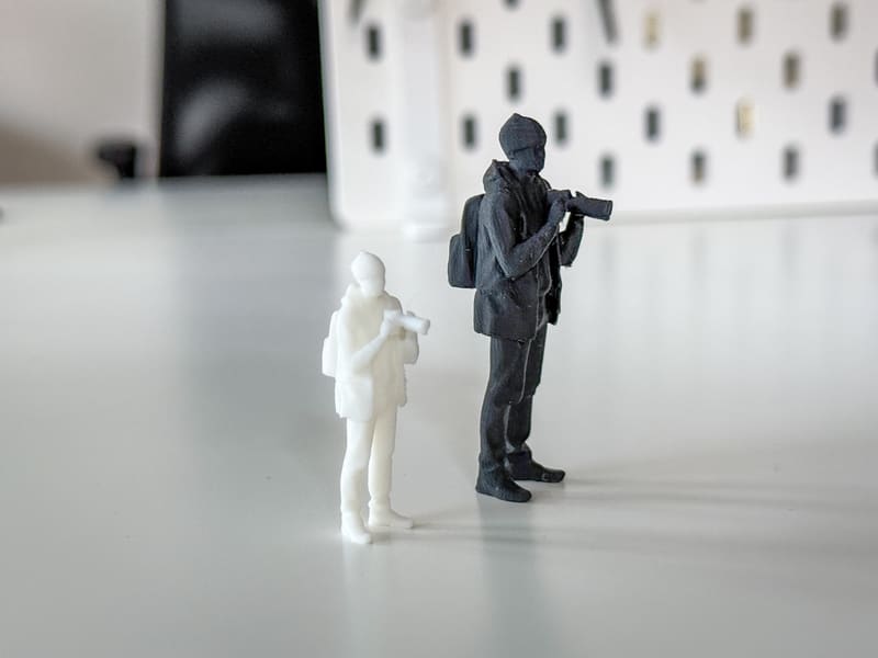 Miniature Photographer/Tourist for your Diorama