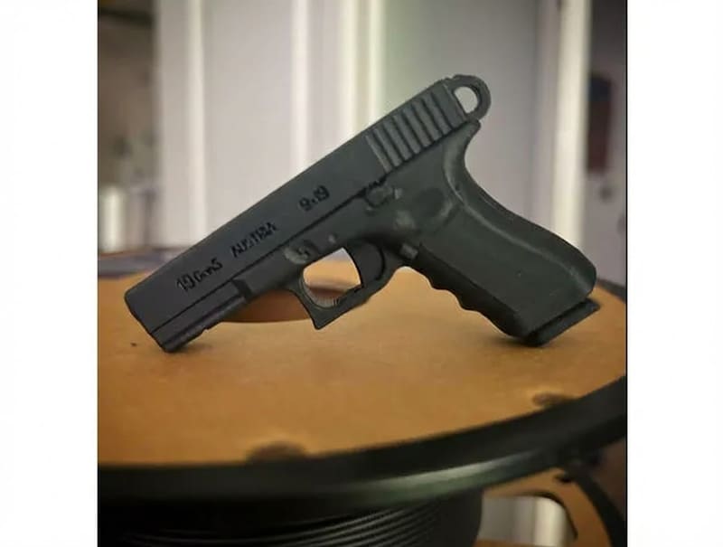 Pistol Keychain