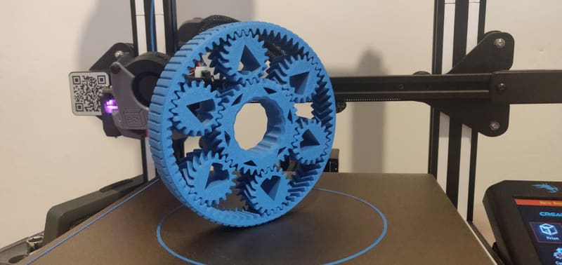 Planetary Gears Fidget - Print in Place