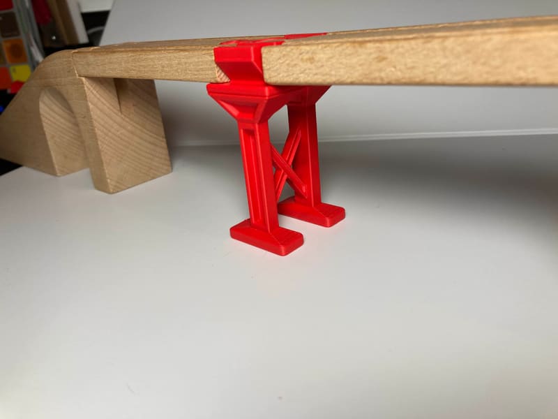 Skeleton Bridge Pillar for wooden train tracks (Brio/Ikea)