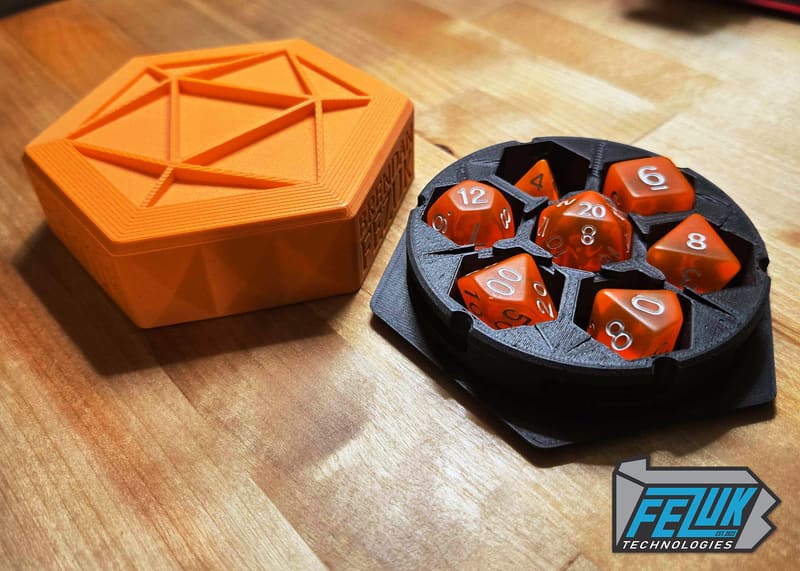 Twist-lock Dice Box & Rolling Tray