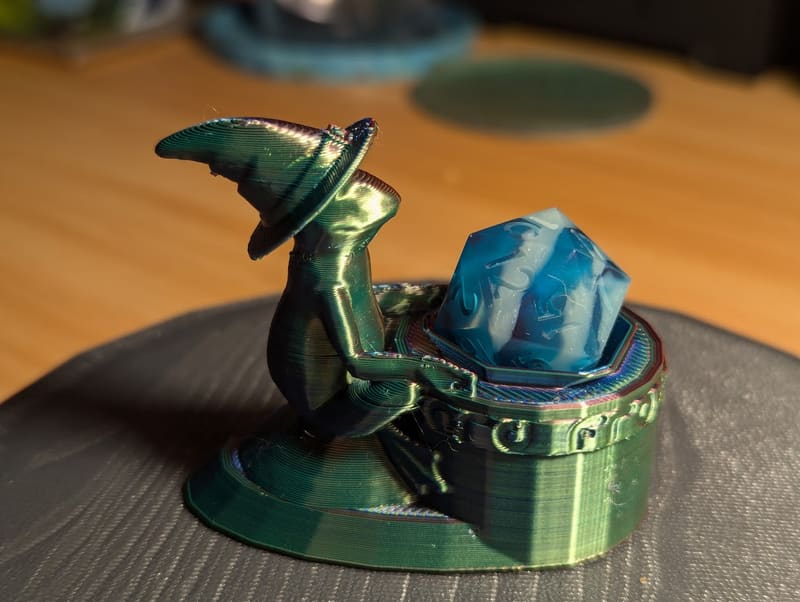 Wizard Frog Pondering His Dice Orb - photo 4
